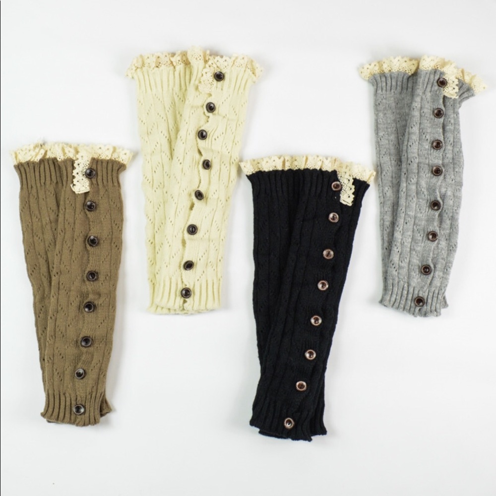 Button down legwarmers. - Picture 3 of 3